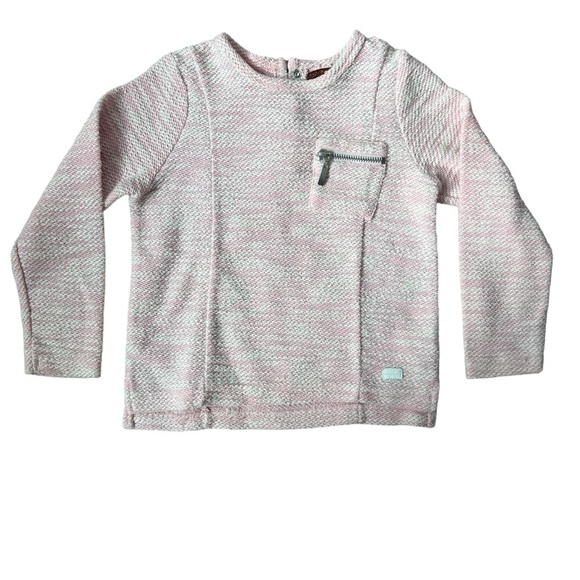7 For All Mankind Girl Toddler Pink Sweater - Picture 1 of 8